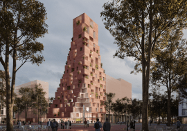 Wieża w Tiranie. Proj. CHYBIK + KRISTOF