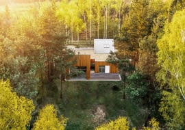 Dom w Kuźnicy Kiedrzyńskiej; proj. Grupa Verso Deltoid