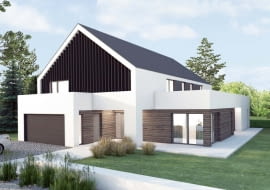 Projekt domu dwurodzinnnego