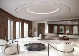 Projekt eleganckiej willi - Hol