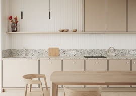 Cienki blat kuchenny - modny element aranżacji kuchni