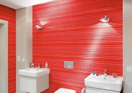 Łazienka, tapeta winylowa