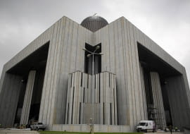 07.11.2016 Warszawa. Swiatynia Opatrznosci Bozej przed otwarciem Fot. Jacek Marczewski / Agencja Gazeta SLOWA KLUCZOWE: Swiatynia Opatrznosci Bozej katolicy budowa /FR/