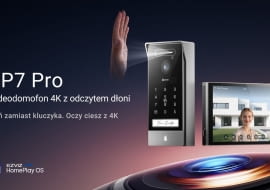 EZVIZ HP7 Pro – wideodomofon 4K z biometrią dłoni