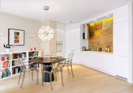 jadalnia, stół, wystrój wnętrz