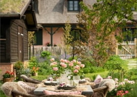 Dekoracja stołu w stylu country chic