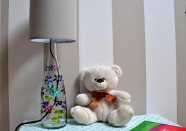 Lampa z butelki, recykling