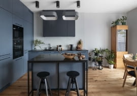 Nowoczesny dom pod Warszawą w świątecznej odsłonie