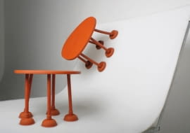 Rubber Table - Gumowy Stół; projekt: Thomas Schnur