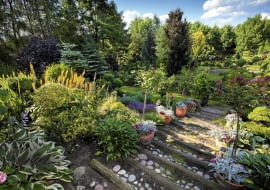 SLOWA KLUCZOWE: Lodz dom i ogrod pani Haliny lato lipiec lodzkie ogrod poland polska ul. Skowroncza 19