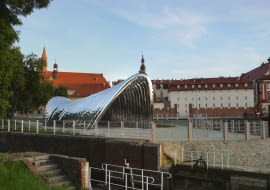 Nawa - rzeźba na Wyspie Daliowej we Wrocławiu, projekt: Oskar Zięta