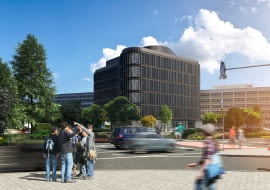 Biurowiec CORNER POINT w Rzeszowie. Proj. MWM Architekci