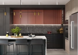 Tu mieszka kolor! Apartament w Krakowie autorstwa MIKOŁAJSKAstudio