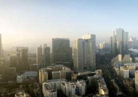 paryż, la defense, phare tower, morphosis