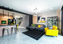 kolor roku 2021 kolory roku 2021 trendy 2021 kolorystyka odcienie szary żółty pantone urządzanie wnętrz aranżacja wnętrz