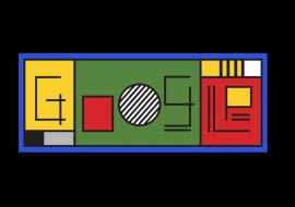 Google Doodle na 100 lat Bauhausu - 12.04.2019