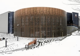 22.02.2018 Bialystok . Nowy budynek Archiwum Panstwowe na Dojliidach . Fot. Agnieszka Sadowska/ Agencja Gazeta.