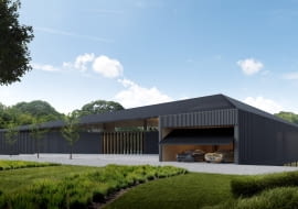 Projekt wilii w New Hamptons dla IMaestri, autor: Łukasz Kos Four o Nine