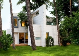 Widok domu od strony południa