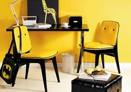 02.04.2012 , WNETRZA , KOLOR I WZOR , ZOLTY , SESJA DLA : CZTERY KATY , STYLIZACJA JOANNA PLACHECKA . FOT. MICHAL MUTOR SLOWA KLUCZOWE: WNETRZA DEKORACJE