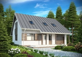 Widok z przodu - projekt domu Z119