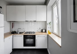 małe mieszkanie, kawalerka, jak urządzić małe mieszkanie, dobrze urządzone małe mieszkanie, jasne małe mieszkanie