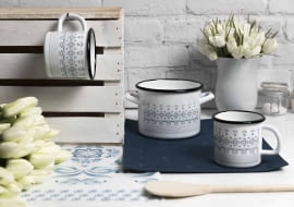 Emaliowane naczynia marki Florina