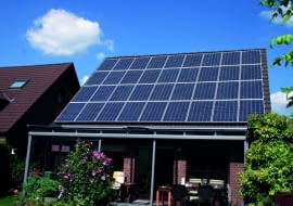 Panele osiągną wysoką sprawność, gdy ułożymy je na południowej połaci dachu