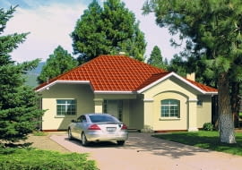 wizualizacja domu jednorodzinnego