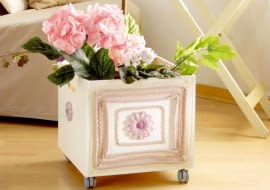 WNETRZA DEKORACJE OSLONKA NA DONICZKE ROSLINY