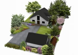 Plan ogrodu i nasadzeń