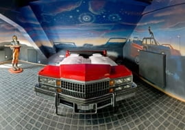 łóżko, sypialnia, design