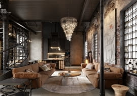 Dawna Fabryka Pomp w Lesznie. Proj.  Sikora Wnętrza Architektura