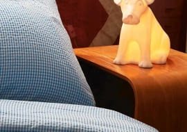 <B>Przedmioty z motywem zwierzaków mają charakter. Łatwo się z nimi zaprzyjaźnić lub przynajmniej polubić.</B> <BR />Lampka, porcelana kostna - 399 zł, ploneres.pl