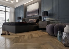 Czarny kolor w sypialni