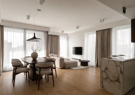 Minimalistyczny apartament RUUM studio w warszawskiej 19. Dzielnicy