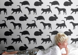 tapeta; projekt: Paper Boy