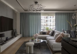 Aranżacja 120-metrowego apartamentu projektu pracowni Hola Design