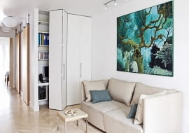 mieszkanie, nowoczesne mieszkanie, realizacja, małe mieszkanie