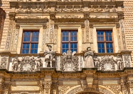 Brzeg, Zamek Piastów Śląskich z renesansową bramą i kaplicą zamkową pod wezwaniem św. Jadwigi – nekropolią Piastów - uznany za Pomnik Historii w 2018 r.