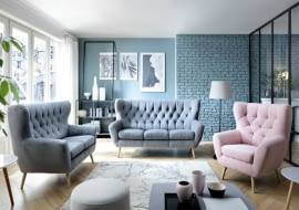 Designerskie pikowane meble