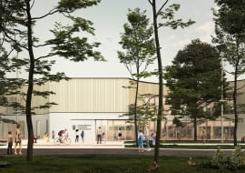 Projekt energoefektywnego przedszkola wraz z zagospodarowaniem terenu w Michałowicach został stworzony przez Filipa Zielińskiego (FAV.Office), Jakuba Wójtowicza (WojtowiczArchitecture) we współpracy z Jackiem Gorczycą
