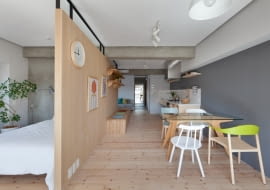 Stylowe mieszkanie w Jokohamie; proj. Sinato