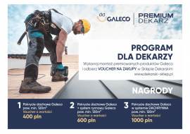 Dołącz do programu Galeco PREMIUM DEKARZ i zgarniaj nagrody!