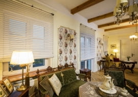 Żaluzja drewniana retro