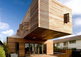 Trojan House Jackson Clements Burrows Architects,dom pasywny, dom jednorodzinny, Australia