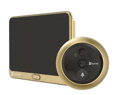Popularny dzwonek z wizjerem EZVIZ DP2C teraz dostępny w złotym kolorze