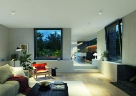 Okna aluminiowe z okuciem AvanTec SimplySmart OpenSecure