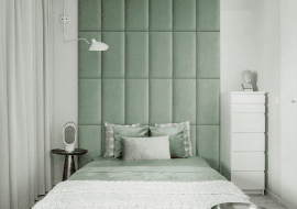 Sypialnia zaaranżowana zgodnie z trendem anti-shock.