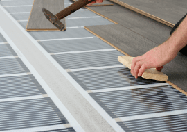 Ogrzewanie na podczerwień wykorzystujące folie grzewcze